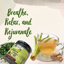 Load image into Gallery viewer, Lemongrass Ginger Green Tea | Detox Herbal Blend | Immunity & Digestion Support | 50g