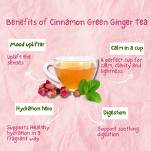 Load image into Gallery viewer, Rose Mint Green Tea | Cooling Herbal Blend | Stress Relief & Digestion Support | Refreshing Detox Green Tea| 50g