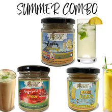 Load image into Gallery viewer, Summer Special Combo: Highway Shikanji Masala, Iced Turmeric Latte, Gujarati Chaas Masala