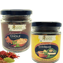Load image into Gallery viewer, Chola Masala, Sambar Masala Combo (75gms x2)