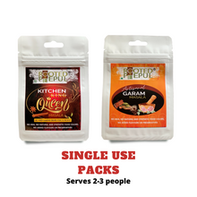 Load image into Gallery viewer, Single Use Combo : Kitchen Queen Masala & Artisanal Garam Masala