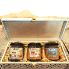 Load image into Gallery viewer, Gift Box- Turrmeric Latte, Artisanal Chai Masala, Turmeric Elixir