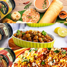 Load image into Gallery viewer, Artisanal Biryani Masala, Chola Masala, Sambar Masala Combo (75Gms x3)