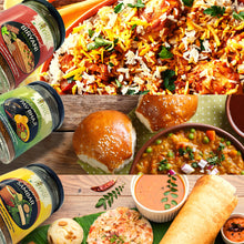 Load image into Gallery viewer, Artisanal Biryani Masala, Sambar Masala, Pav Bhaji Masala Combo (75Gms x3)