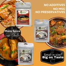 Load image into Gallery viewer, Single Use Non Veg Combo: Biryani Masala, Chicken Korma Masala, Mutton Korma Masala
