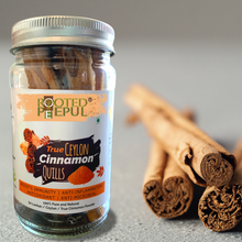 Load image into Gallery viewer, True Ceylon Cinammon Quills | 80 Gms | Plastic Free Packaging | No Preservative