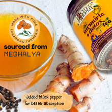 Load image into Gallery viewer, Turmeric Detox Green Tea | Lakadong Turmeric + Ginger + Black Pepper | Immunity &amp; Anti-Inflammatory | Loose Leaf
