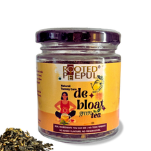 Load image into Gallery viewer, Debloat Herbal Green Tea | Coriander Fennel Cumin Ajwain Blend | Digestion &amp; Gut Support | Detox Bloating Relief Tea
