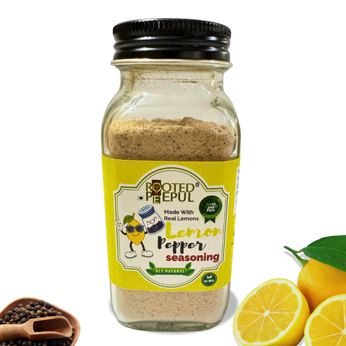 Rooted Peepul Lemon Pepper Seasoning 70g