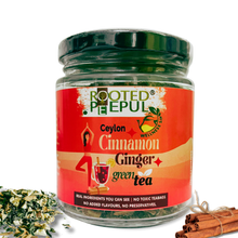 Load image into Gallery viewer, Cinnamon Ginger Green Tea | Detox &amp; Digestion Boost | Loose Leaf | 50g | Immunity &amp; Metabolism Support
