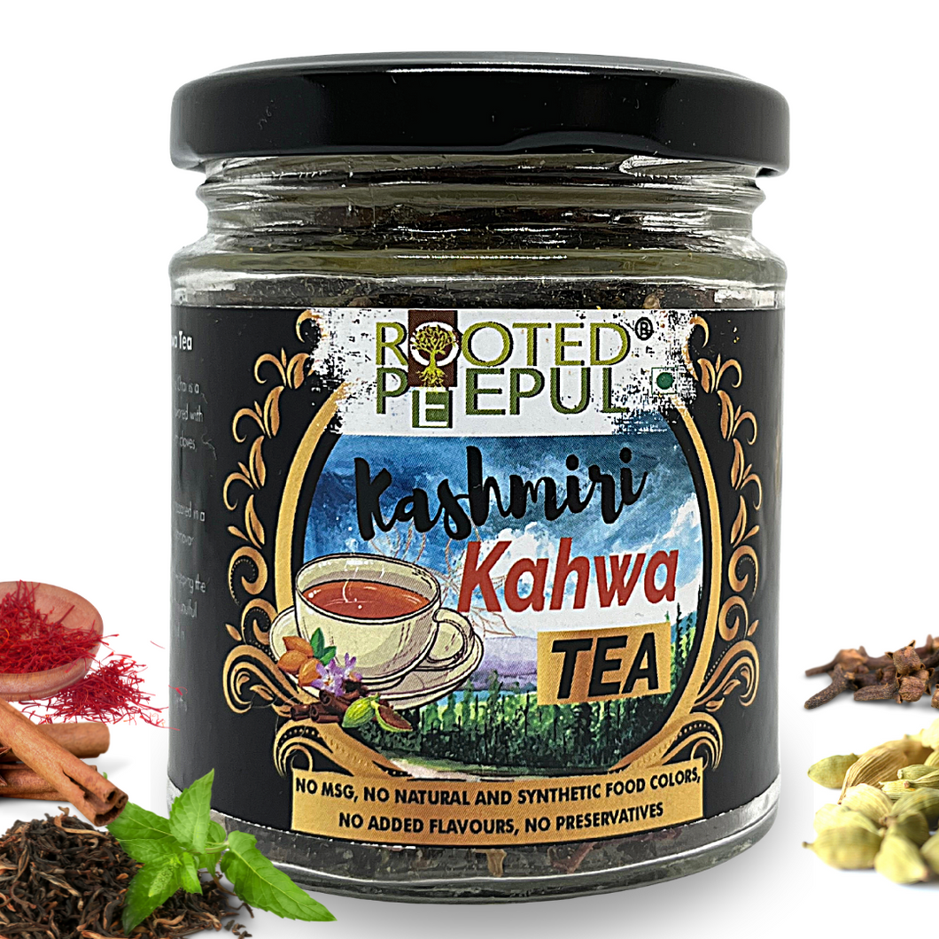 kashmiri kahwa tea