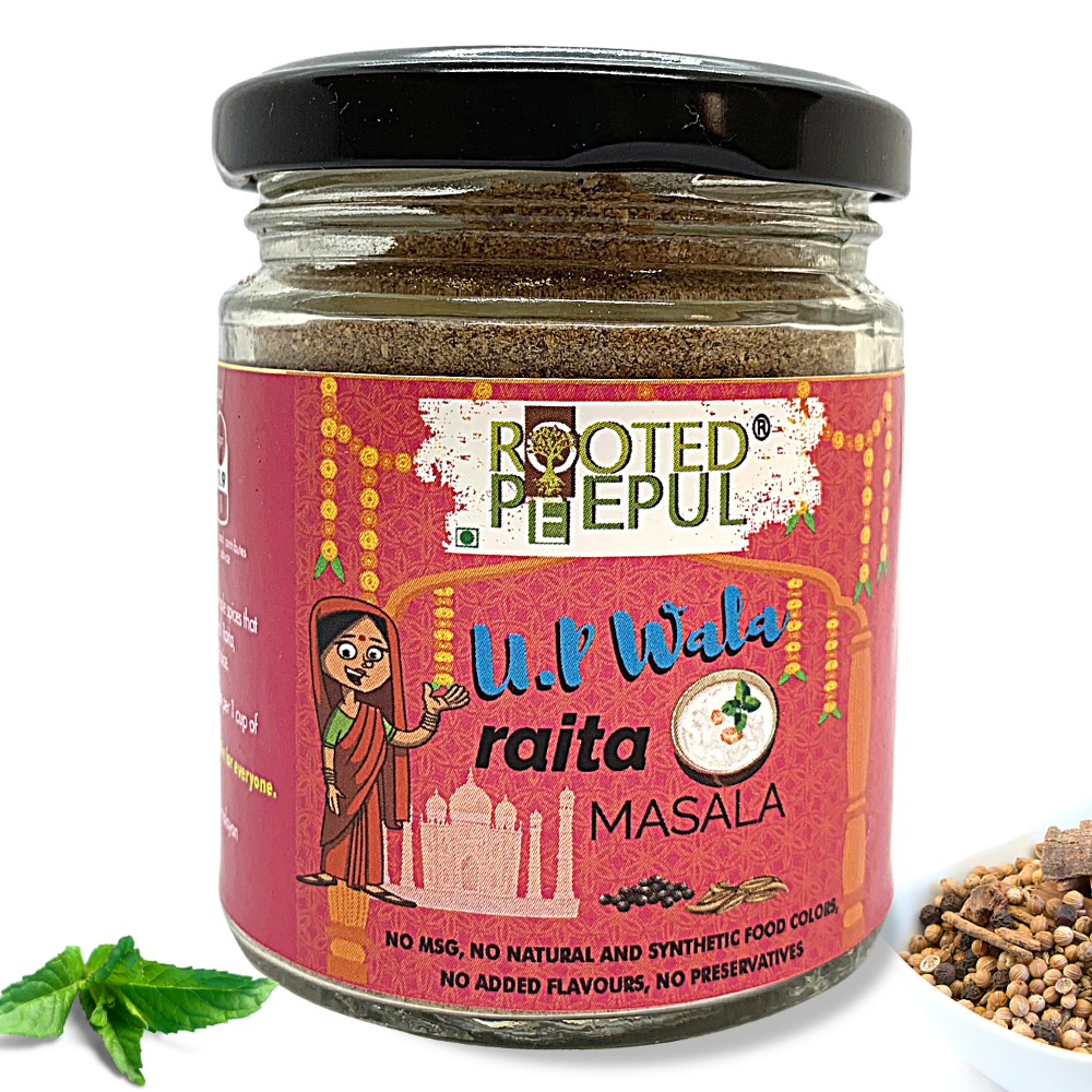 Rooted Peepul U.P. wala Raita Masala | All natural | 100g