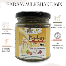 Load image into Gallery viewer, Rooted Peepul Badam Milk Shake Mix | With pure kesar| 75g
