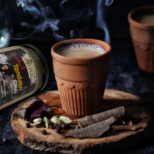 Load image into Gallery viewer, Complete Tea Masala Combo: Smoked Tandoori Chai Masala, Artisanal Chai Masala, Kashmiri Kahwa Tea &amp; Immunity Chai Masala
